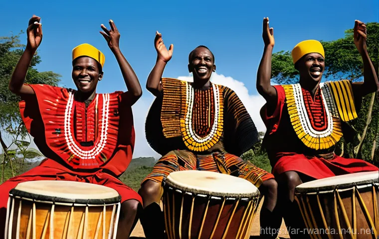 르완다의 주요 전통 악기 소개 - **Prompt 1: The Sage and His Inanga**
    "A portrait of a wise, elderly Rwandan man, deeply engross...
