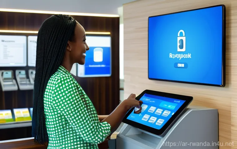 르완다에서의 은행 시스템 - **Prompt 2: "Kigali: Africa's FinTech Innovation Hub"**
    "An inspiring and dynamic interior shot ...