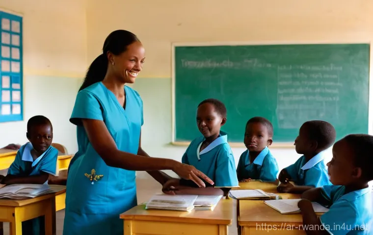 르완다와 미국의 관계 - **Prompt 1: "Rwanda: Land of a Thousand Hills and Modern Progress"**
    A vibrant, wide-angle shot ...