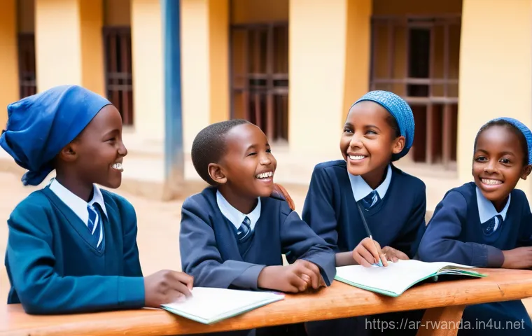 르완다의 주요 종교 학교 - Prompt 1: A Vibrant Hub of Learning and Coexistence**
