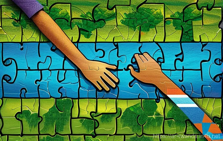 르완다와 영국의 관계 - **Prompt:** A vibrant and optimistic scene showcasing the economic partnership and development in Rw...