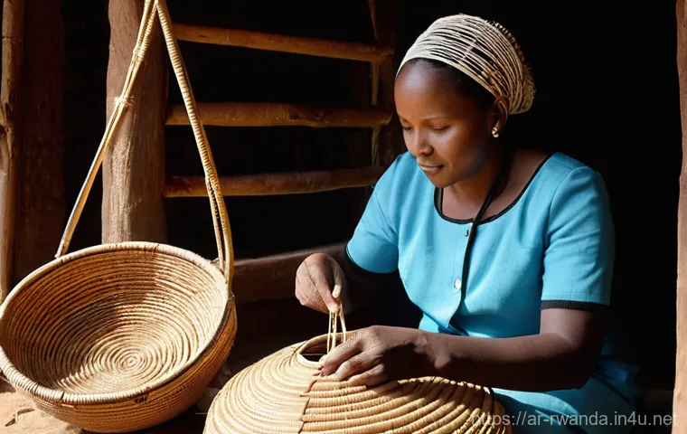 르완다 민속 문화 체험 프로그램 - **Prompt:** A dynamic and energetic wide shot capturing a group of Rwandan dancers, both men and wom... 르완다 민속 문화 체험 프로그램 - **Prompt:** A dynamic and energetic wide shot capturing a group of Rwandan dancers, both men and wom...