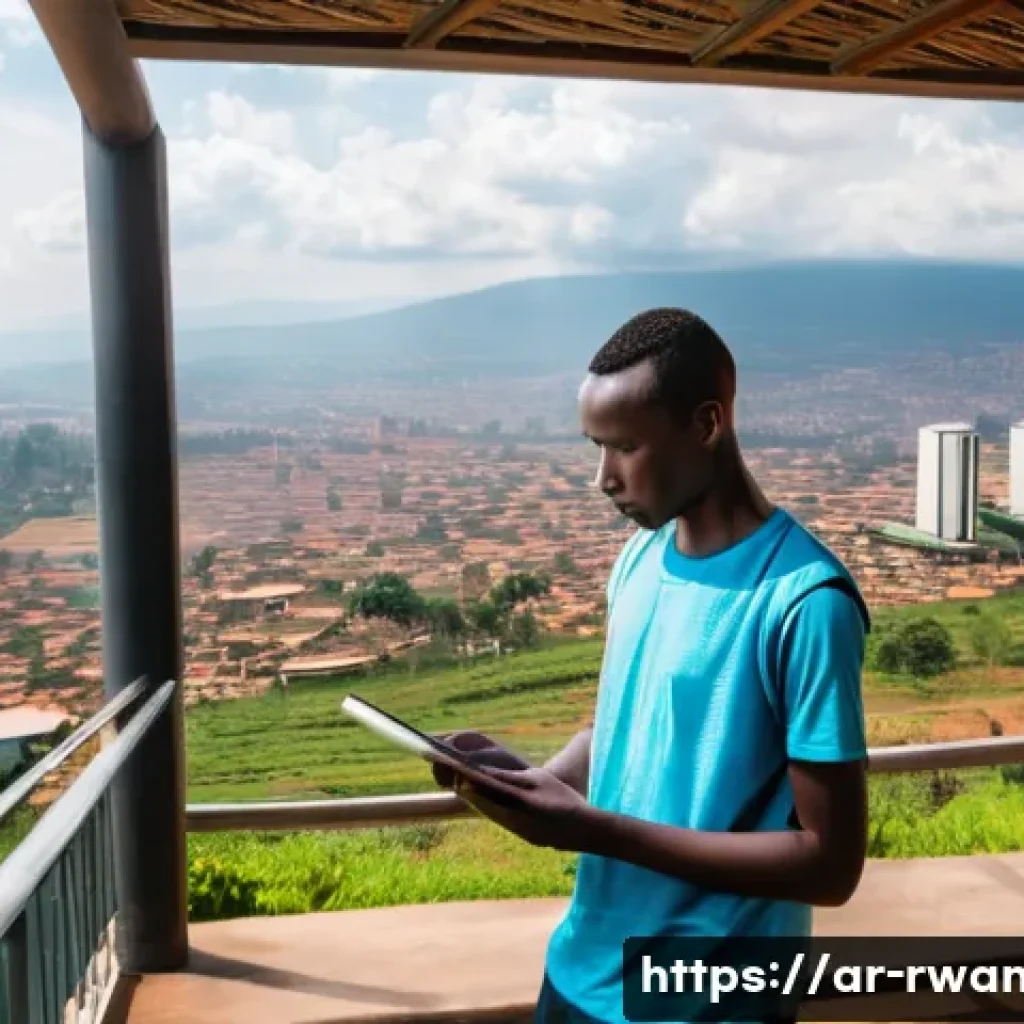 르완다의 최신 기술 도입 - **Prompt 1: Rwanda's Digital Horizon**
"A vibrant, wide-angle shot capturing the essence of Rwan...