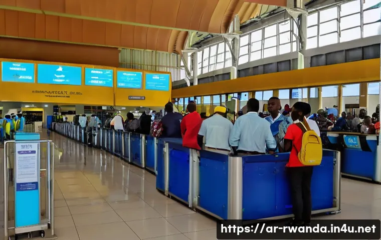 르완다 공항 도착 절차 관련 이미지 1